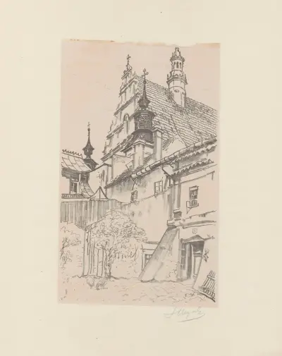 The Dominicans av Leon Wyczółkowski