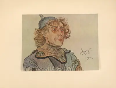 L. Solski jako ‘Straznik’ w dramacie L. Staffa ‘Skarb’ av Stanisław Wyspiański
