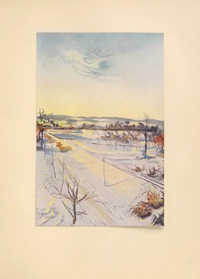 Pejzaz (widok z okna pracowni na kopiec Kosciuszki), 1904 – nr 2 av Stanisław Wyspiański