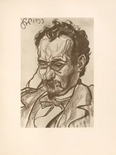 Portret A. Langego av Stanisław Wyspiański