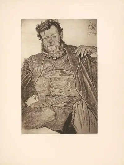 Portret Jana Stanisławskiego av Stanisław Wyspiański
