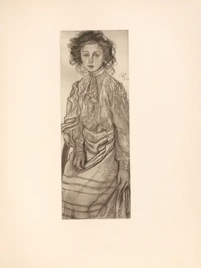 Portret P. Krzysztalowiczowej av Stanisław Wyspiański