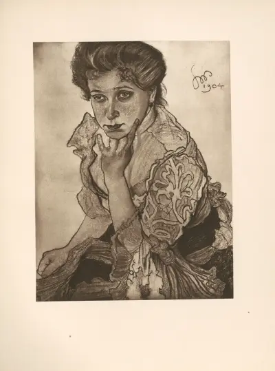 Portret P. Leonowej Sternbachowej av Stanisław Wyspiański