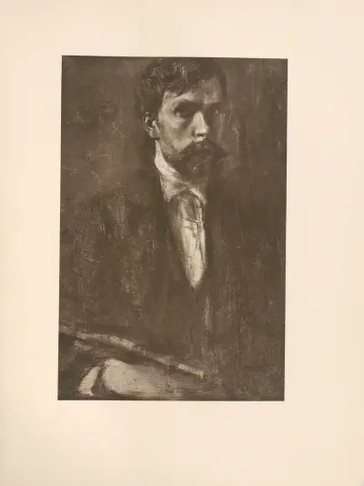 Portret własny, 1893 av Stanisław Wyspiański