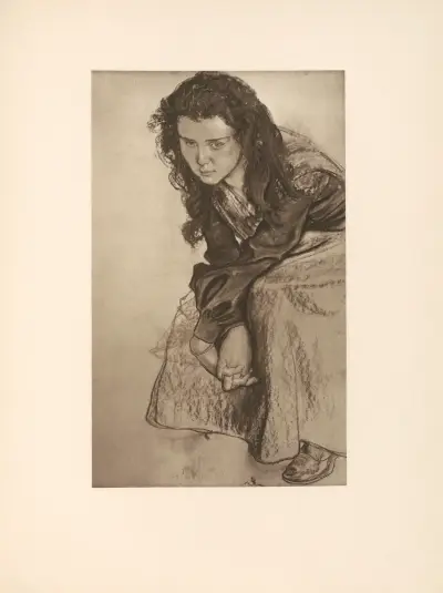 Portret Z. Zelenskiej av Stanisław Wyspiański