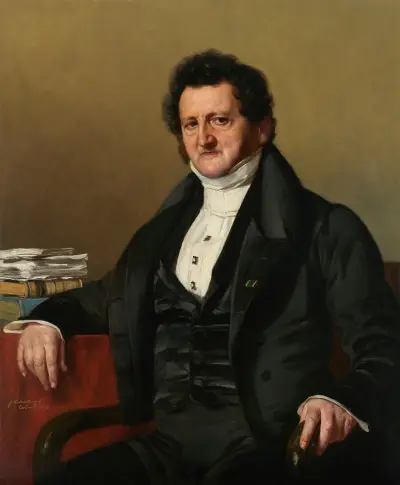 Banker David Seligmann, Freiherr von Eichthal av Franz Xaver Winterhalter