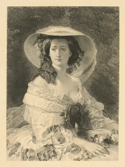 Empress Eugenie av Franz Xaver Winterhalter