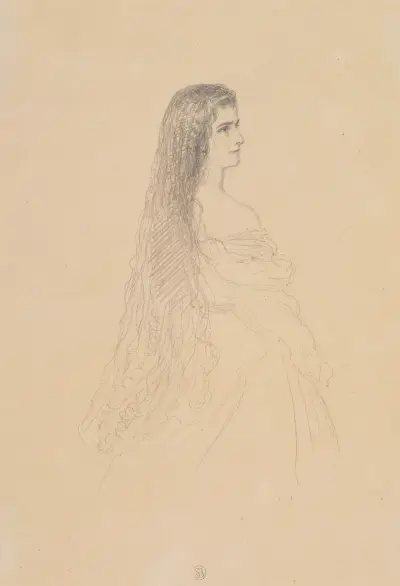 Kaiserin Elisabeth von Österreich av Franz Xaver Winterhalter