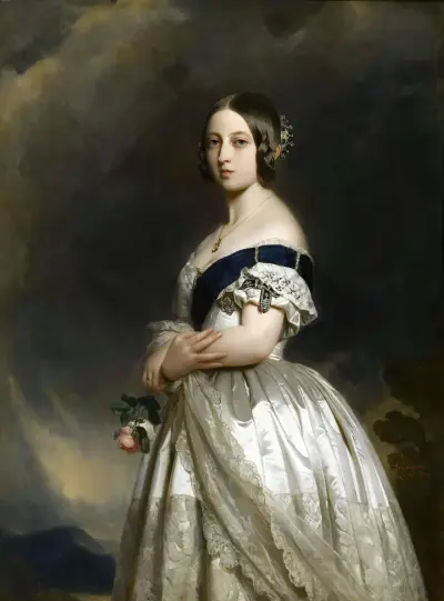 The Young Queen Victoria in 1837 av Franz Xaver Winterhalter