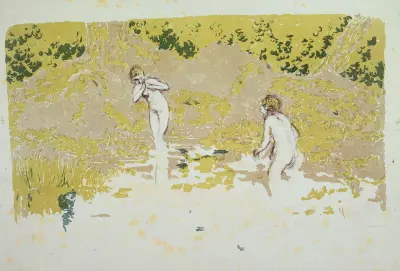Deux baigneuses av Ker-Xavier Roussel