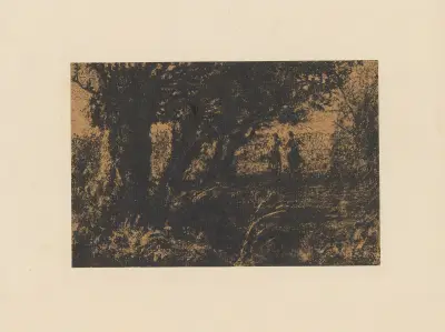 Deux petits centaures sans les arbres von Ker-Xavier Roussel