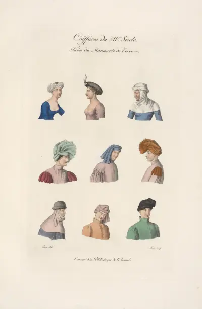 Coiffures du XIVe. siècle, tirées du manuscrit de Terence; […] av Nicolas Xavier Willemin