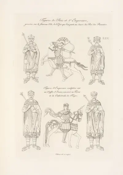 Figurer av kungar och kejsare av Nicolas Xavier Willemin