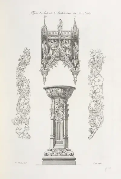 Objets d’arts et architecture du XIVe. siècle. av Nicolas Xavier Willemin