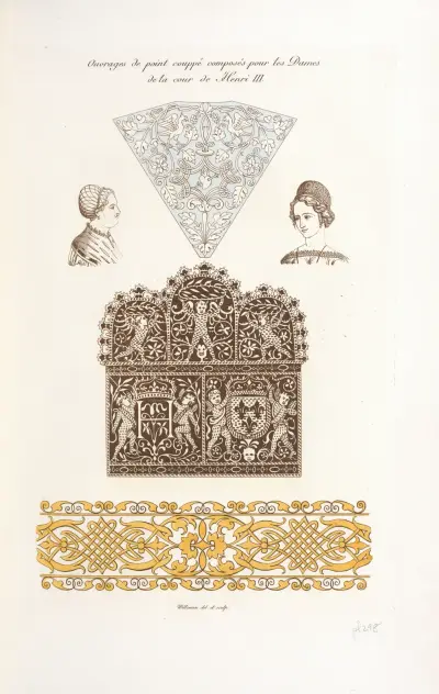 Broderimönster för hovets damer under Henrik III av Nicolas Xavier Willemin