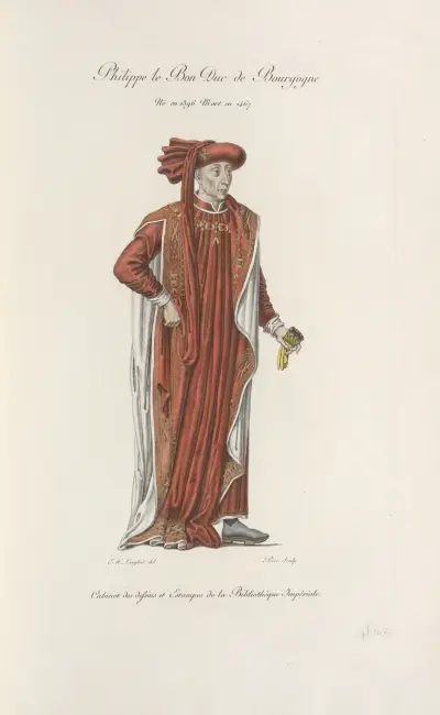 Filip den gode, hertig av Burgund, född 1396, död 1467 av Nicolas Xavier Willemin