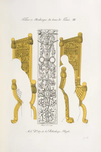 Troner och arabesker från Ludvig XII:s tid av Nicolas Xavier Willemin