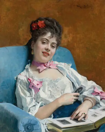 Aline, Album De Familia (Aline, Reflections) av Raimundo de Madrazo y Garreta