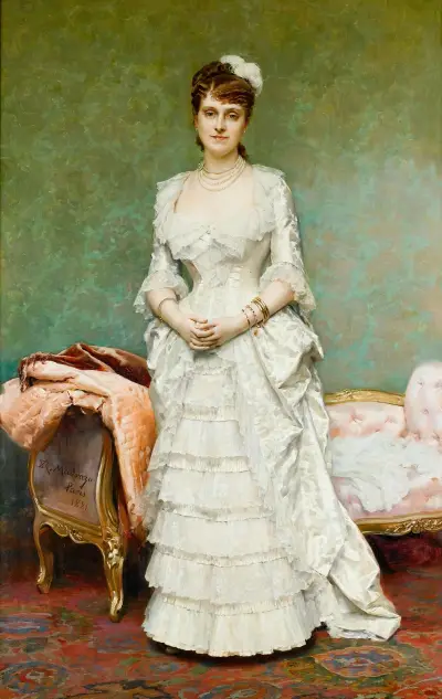 Before the ball av Raimundo de Madrazo y Garreta