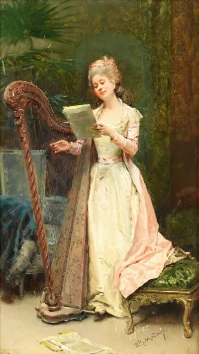 Die Probe von Raimundo de Madrazo y Garreta