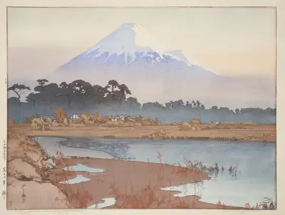 Asahi (Sunrise)., 1926 – nr 2 av Yoshida Hiroshi