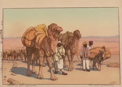 Caravan from Afghanistan av Yoshida Hiroshi