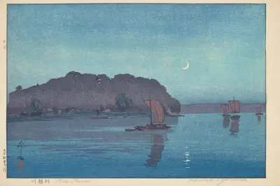 Tonegawa (Tone River) av Yoshida Hiroshi