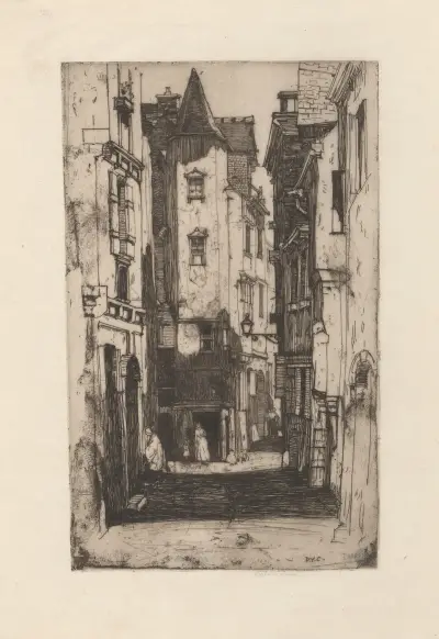 Angers: Rue des Filles Dieu av David Young Cameron