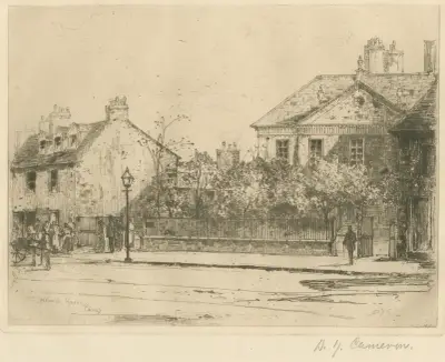 Birth Place & Early Home of Professor Wilson av David Young Cameron