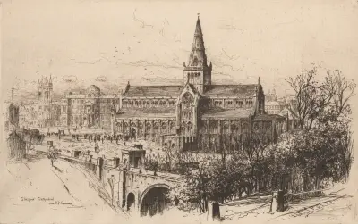 Glasgow Cathedral av David Young Cameron