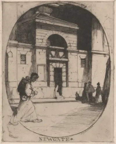 Newgate, 1899 von David Young Cameron