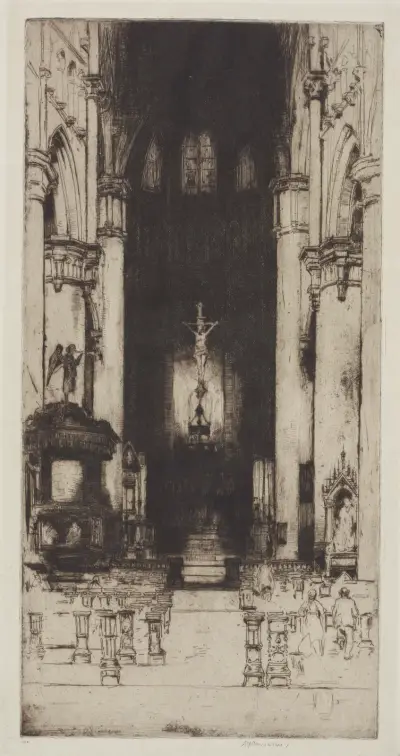 Notre Dame, Dinant, David Young Cameron