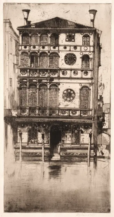 Palazzo Dario, Venedig av David Young Cameron