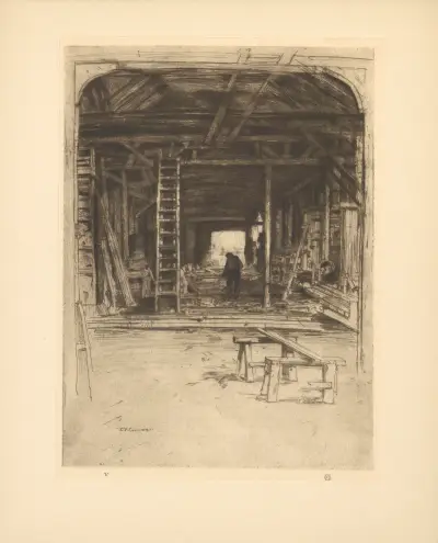 Robert Lee’s Workshop av David Young Cameron