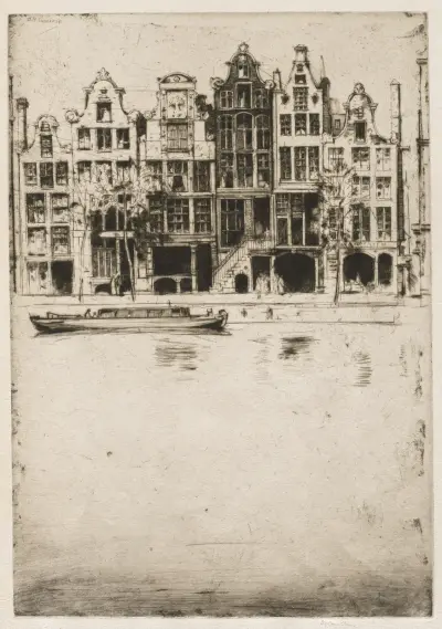 Souvenir d’Amsterdam av David Young Cameron