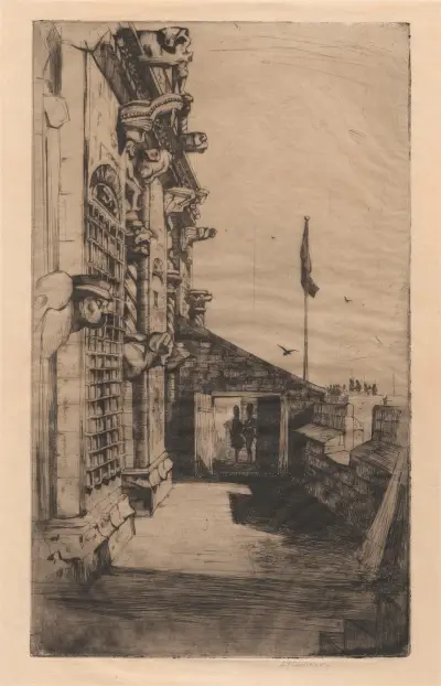 Die Wasserspeier: Stirling Castle von David Young Cameron
