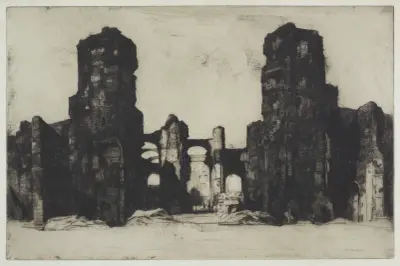 Thermae of Caracalla av David Young Cameron
