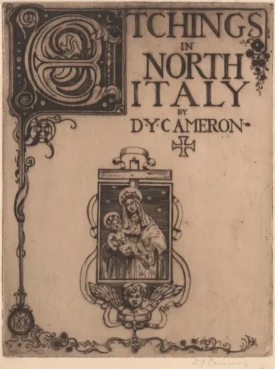 Title Page [North Italian Set] av David Young Cameron