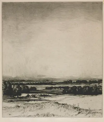 Valley of the Tay av David Young Cameron