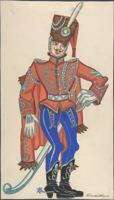Soldier av Sergey Yurievich Sudeikin