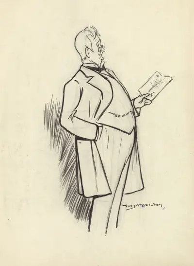 Gabriel Signoret dans ‘Paraphe premier’ de Louis Bénière av Yves Marevéry