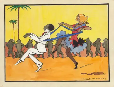 Gaby Deslys und Harry Pilcer in ‚La revue de Marigny‘ von Michel Carré und André Barde, 1912 – Nr. 1 von Yves Marevéry