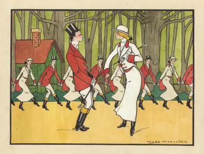 Gaby Deslys et Harry Pilcer dans ‘La revue de Marigny’ de Michel Carré et André Barde av Yves Marevéry