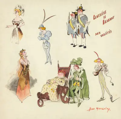 ‘Geneviève de Brabant’ de Hector Crémieux et Etienne Tréfeu av Yves Marevéry