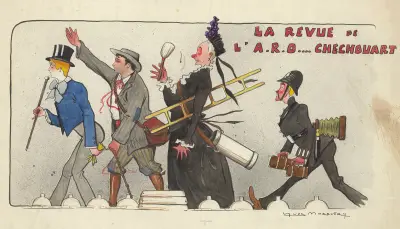 La revue de l’A.R.O….chechouart de Valentin Tarrault et Charles Abadie av Yves Marevéry