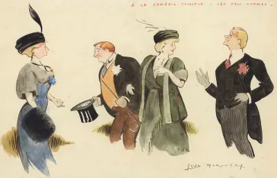 De två männen av Alfred Capus av Yves Marevéry