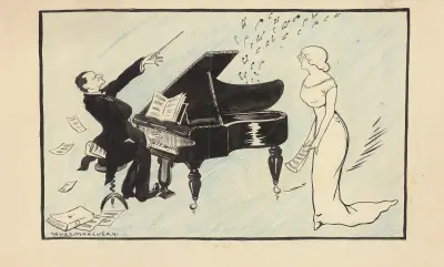 Marthe Régnier et Raoul Gunsbourg av Yves Marevéry