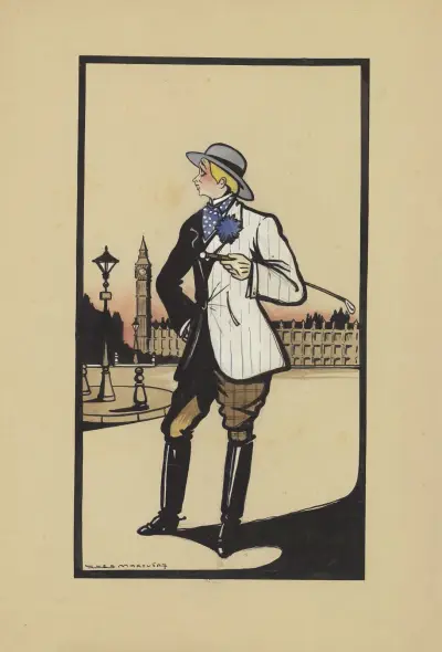 Mistinguett dans ‘La revue de Marigny’, de Gabriel Timmory et Maurice de Marsan av Yves Marevéry