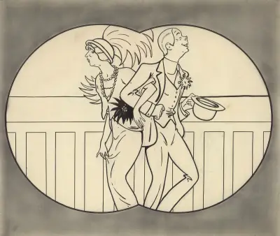 Mistinguett et Prince dans ‘Tu m’fais rougir’ de Valentin Tarault, 1913 – nr 1 av Yves Marevéry