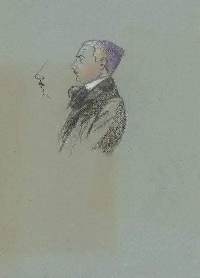 Porträtt av en man av Yves Marevéry